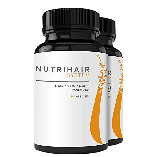 NUTRIHAIR SYSTEM - Hair Skin   Nails Formula - Biotin Supplement Supports Healthy Hair Skin and Nails - 30 Capsules