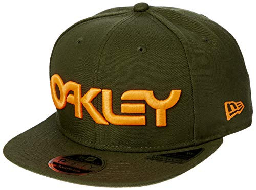 Oakley Mens 6 Panel Hat Logo Neon New Dark Brush U