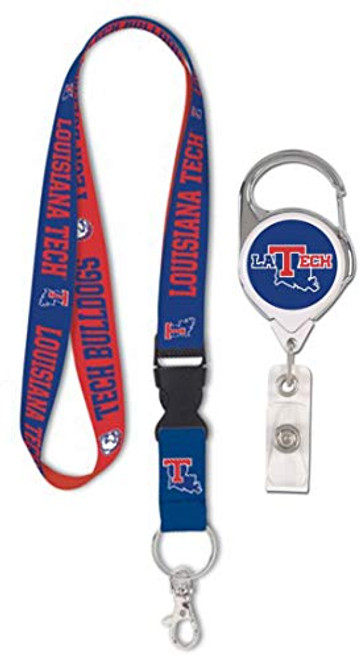 WinCraft Bundle 2 Items Louisiana Tech Bulldogs 1 Lanyard and 1 Premium Badge Reel WinCraft Bundle 2 Items Louisiana Tech Bulldogs 1 Lanyard and 1 Premium Badge Reel