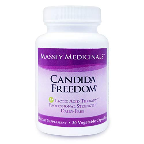 Massey Medicinals - Candida Freedom Probiotic Balance   Restore Formula Digestive Cleanse - Natural Probiotic to Support Gut Flora -30 Count