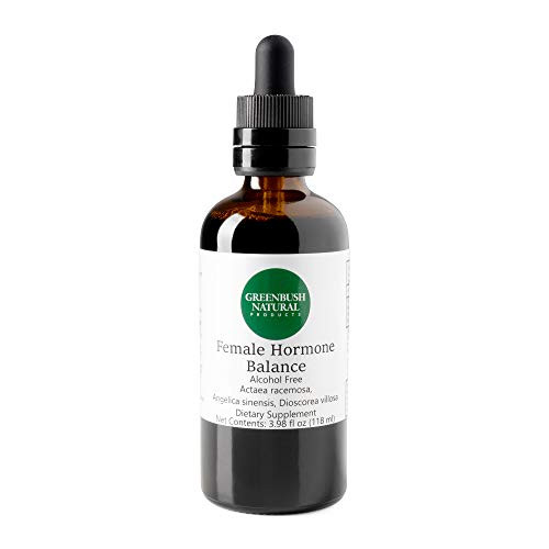 Greenbush Female Hormone Balance  4 oz Liquid Extract 240 Doses  Reproductive Health Menstrual Cycle and Menopause Symptoms