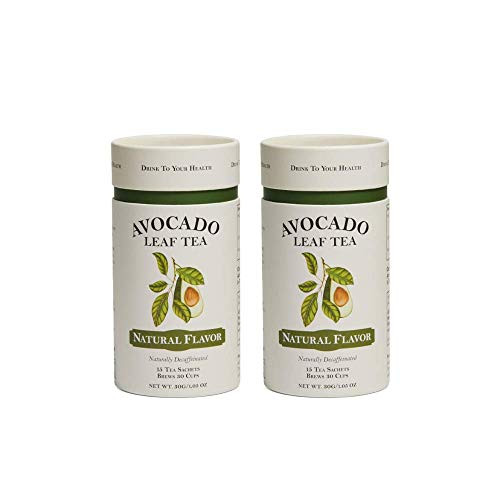 Avocado Leaf Tea - Natural Multi Pack - Decaffeinated Herbal Tea - Cold Brew or Hot Tea - 100 All Natural Healthy Tea Immune Boosting Antioxidant Fancy Tea - 30 Tea Bags 60 Servings
