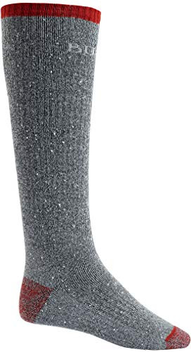 Burton Mens Performance Expedition Sock Gray Heather Large