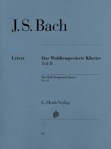 Bach The Well-Tempered Clavier - Part II BWV 870-893 English French and German Edition