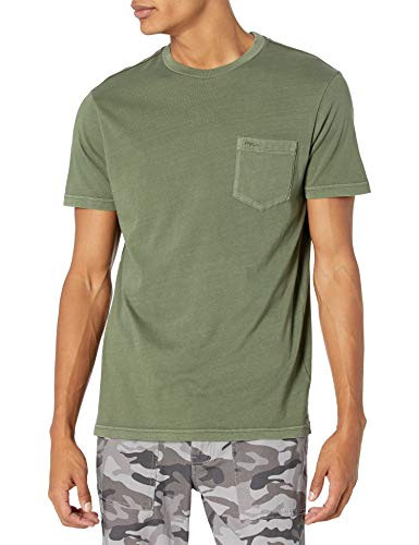 RVCA Men Ptc Ii Pigment Short Sleeve Tee Green Large