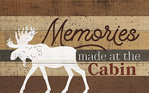 P_ Graham Dunn Memories Made at The Cabin 12-Gauge 17 x 10_5 Pine Wood Pallet Decor Sign