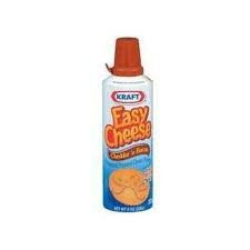 Kraft Easy Cheese Cheddar   Bacon 8oz Container Pack of 3