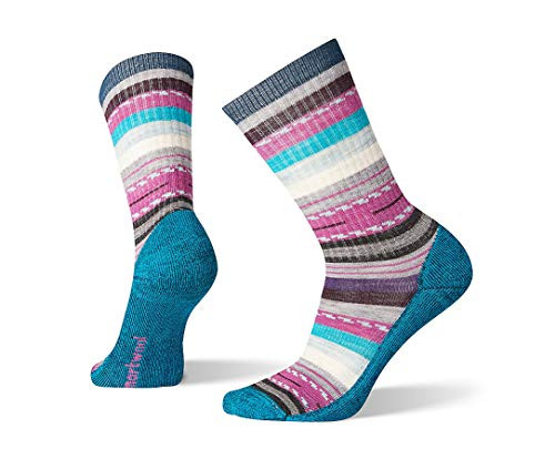 Smartwool Hike Light Margarita Crew Deep Marlin MD Womens Shoe 7-9_5