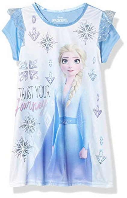 Disney Girls Frozen Nightgown Elsa Journey 2T Disney Girls Frozen Nightgown Elsa Journey 2T