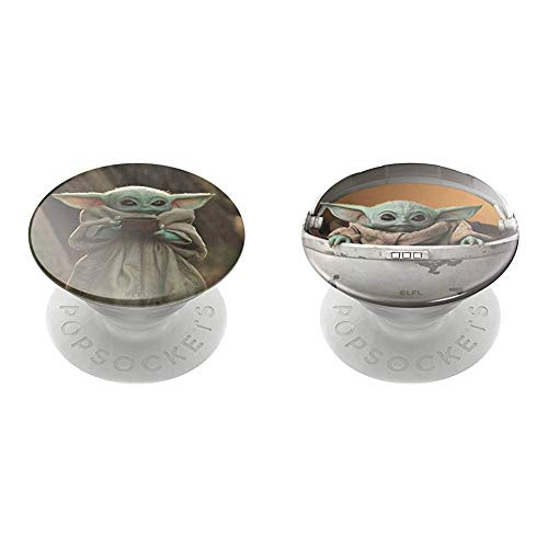 PopSockets PopGrip Swappable Grip for Phones   Tablets - Star Wars - The Child Cup   PopGrip Swappable Grip for Phones   Tablets - Star Wars - The Child Pod