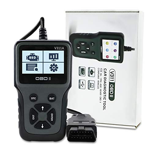 YiIinet V311 OBD2 Scanner Enhanced OBD II Vehicle Code Reader Automotive OBD2 Scanner Auto Check Engine Light Scan Tool