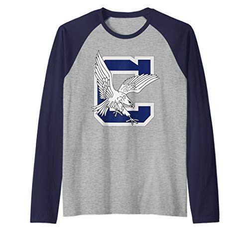 Clover High School Blue Eagles Raglan Baseball Tee