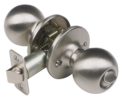 Design House 784686 Pro Ball Bed & Bath Door Knob, Satin Nickel