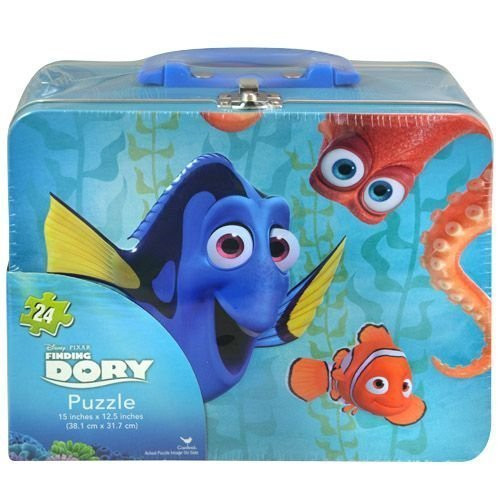 Finding Dory Large Lunch Tin Box with 24pc puzzle inside