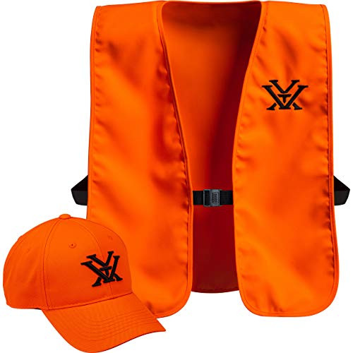 Vortex Optics Blaze Orange Vest   Hunting Hat Combo