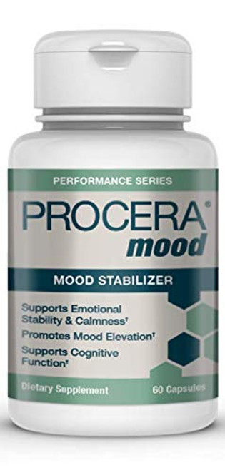 Procera Mood - Natural Anxiety Stress Relief Supplement Mood Balance Adaptogens Serotonin Booster Ashwagandha Rhodiola L-Theanine Stress B-Complex Vitamins Zinc Magnesium 60 Capsules Procera Mood - Natural Anxiety Stress Relief Supplement Mood Balance Adaptogens Serotonin Booster Ashwagandha Rhodiola L-Theanine Stress B-Complex Vitamins Zinc Magnesium 60 Capsules