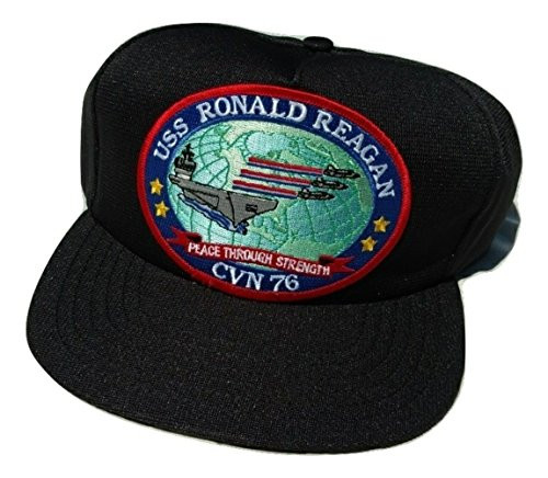 US Navy USS Ronald Reagan Peace Through Strength CVN-76 Ball Cap