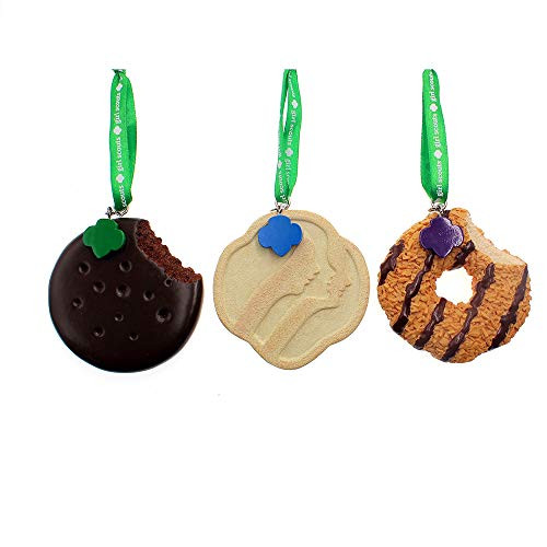 Kurt Adler Girl Scout Cookie Ornament Set of 3