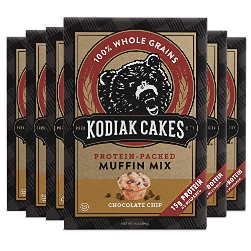 Kodiak Cakes Muffin Mix Chocolate Chip Pack of 6 Kodiak Cakes Muffin Mix Chocolate Chip Pack of 6