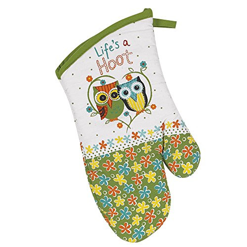 Kay Dee Designs Cotton Oven Mitt, Life's A Hoot