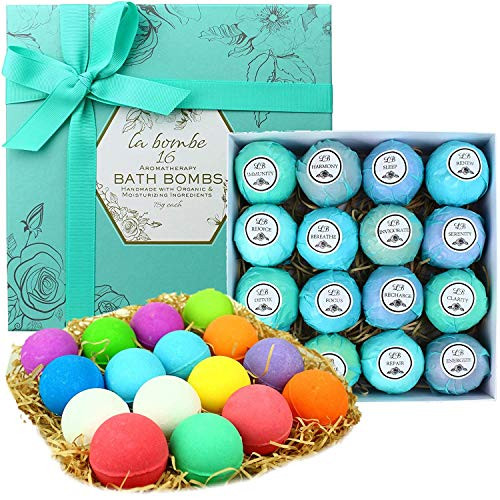 La Bombe Organic Bath Bomb Gift Set 16 Count
