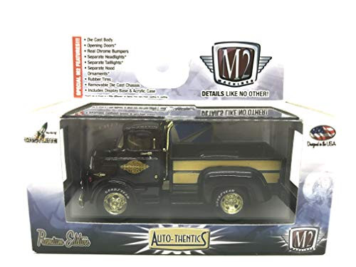 M2 Machines by M2 Collectible Less Than 500 Worldwide Chase Car with Gold or Special Wheels Unique Design Auto-Thentics 1958 Dodge COE Truck 164 Scale TGS01 15-60 BlackGold Details Like NO Other M2 Machines by M2 Collectible Less Than 500 Worldwide Chase Car with Gold or Special Wheels Unique Design Auto-Thentics 1958 Dodge COE Truck 164 Scale TGS01 15-60 BlackGold Details Like NO Other