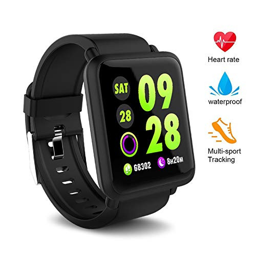 DAWO Fitness Tracker Waterproof Big Color Screen Activity Tracker with Heart Rate Monitor Watch Fitness Watch with Calorie Counter Pedometer Sleep Blood Pressure Monitor for Women Men