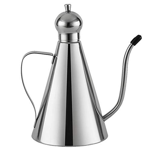 Olive Oil Storage Can Oil Bottle Stainless Steel Olive Oil Dispenser Olive Oil Can Storage ContainerVinegar Can Dispenser Pot Vinegar Pourer Kitchen Tools