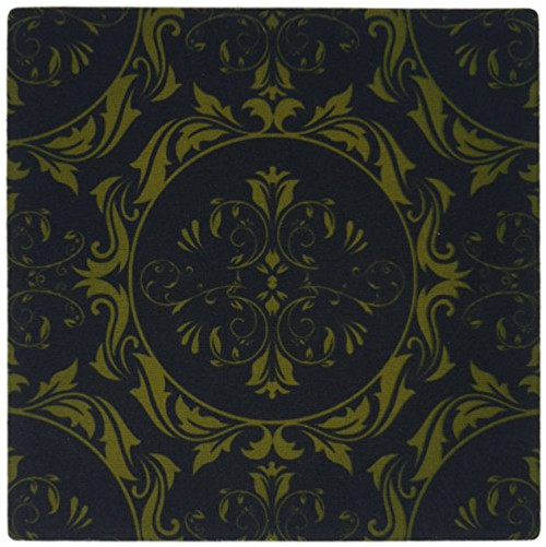 3dRose LLC 8 x 8 x 0.25 Inches Mouse Pad, Pretty Green/Black Art Nouveau Pattern (mp_78412_1) 3dRose LLC 8 x 8 x 0.25 Inches Mouse Pad, Pretty Green/Black Art Nouveau Pattern (mp_78412_1)