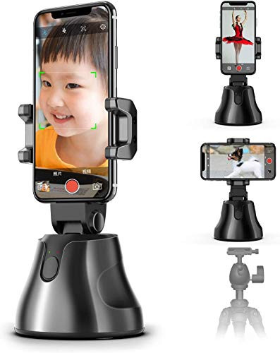 Selfie Stick Portable 360Rotation Auto Face   Object Tracking Smart Shooting Phone Mount Vlog Shooting Smartphone Mount Holder with All IOS and Android Phone