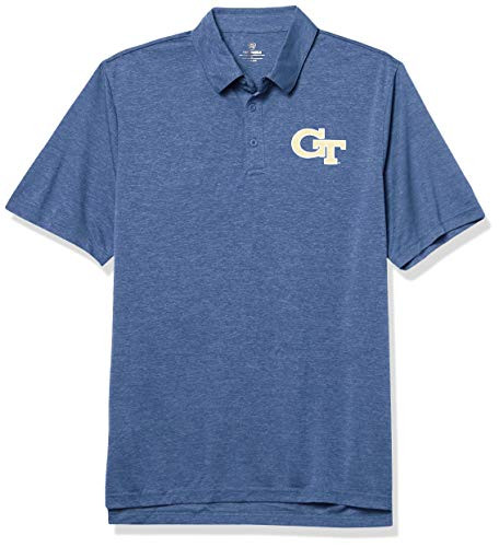Top of the World Georgia Tech Mens Team Color Carbon Polo Medium