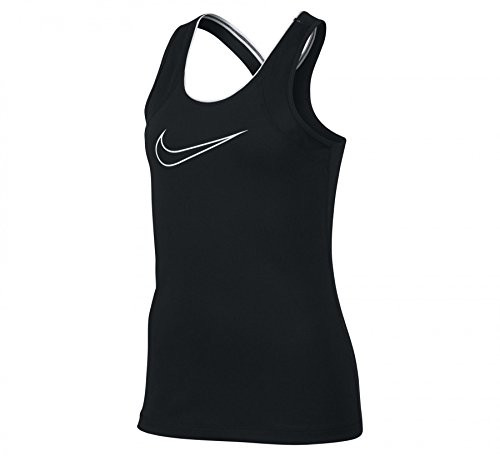 Nike Pro Older Kids Girls Training Tank BlackWhite M