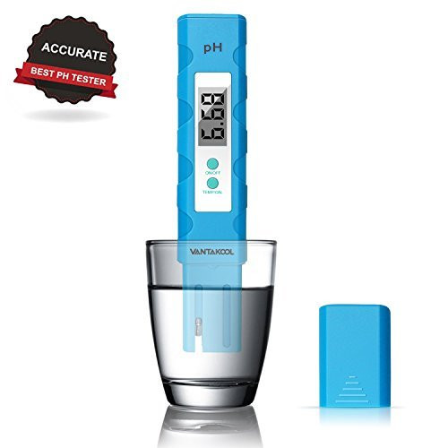 Digital PH Meter, PH Meter 0.01 PH High Accuracy Water Quality Tester with 0-14 PH Measurement Range for Household Drinking, Pool and Aquarium Water PH Tester Design with ATC