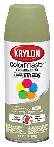 Krylon K05200207 Avocado 'Satin Touch' Decorator Spray Paint - 12 oz. Aerosol