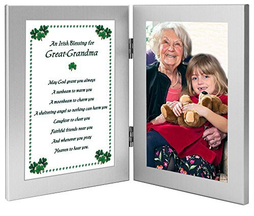Poetry Gifts Great-Grandma Irish Blessing Great Grandmother Birthday or Christmas Add Photo
