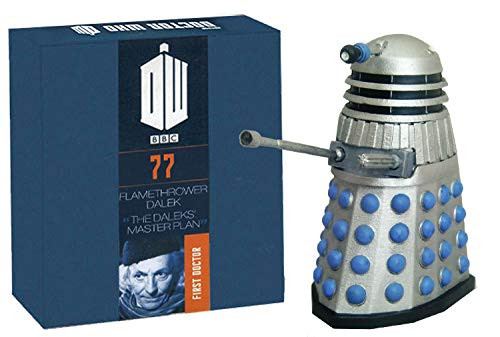 Official Licensed Merchandise Doctor Who Figurine Flamethrower Dalek Painted 121 Scale Collector Boxed Model Figure 77