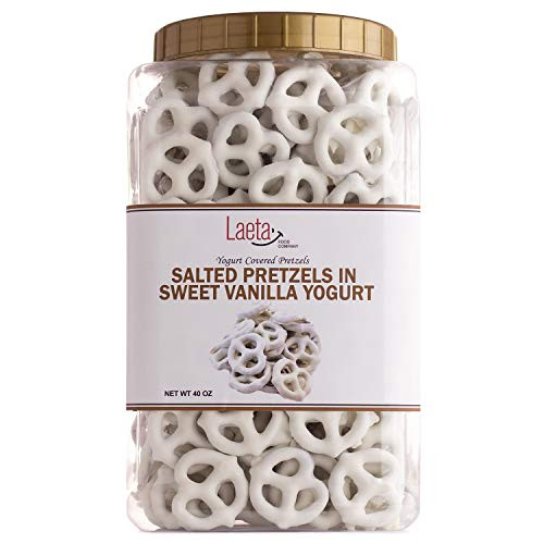 Yogurt Covered Pretzels Salted Pretzels in Sweet Vanilla Yogurt 40 Ounces