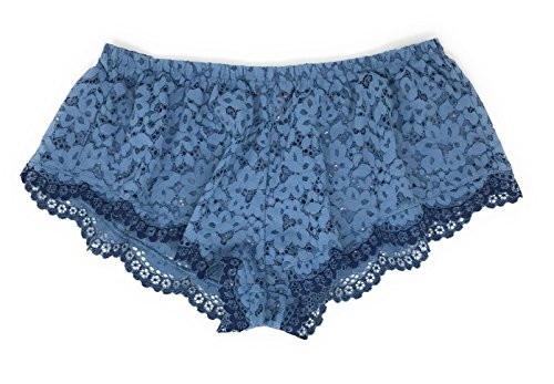 Victorias Secret Body by Victoria Lace Sleep Short Large Azure Blue