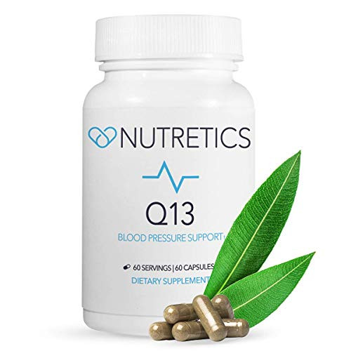 Nutretics Q13 High Blood Pressure Supplement - Hawthorn Berry Capsules Vitamin Blend   Natural Antioxidant Supplement  Blood Pressure   Cholesterol Support Plus Heart Health  60 Capsules