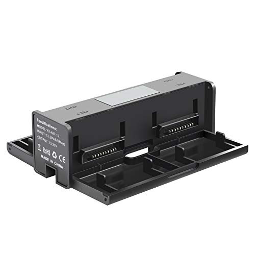 BTG Rapid Smart Battery Charger Hub with LCD Display Indicator Compatible with DJI Mavic AIR 2 Drone