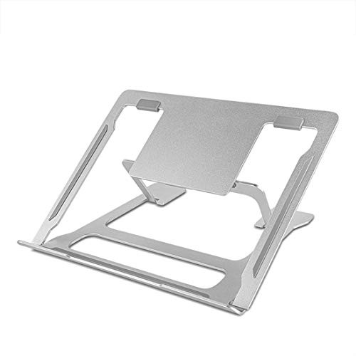 Laptop Stand Aluminum Laptop Riser Stand Adjustable Height Portable Computer Holder Compatible with MacBook Air Pro MacBook Air Dell HP Lenovo More 10-15_6