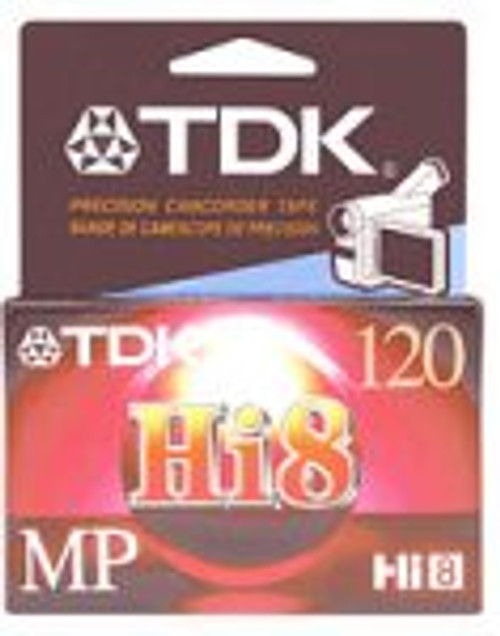 TDK MP120 Hi-8 Video Cassette (Discontinued by Manufacturer)