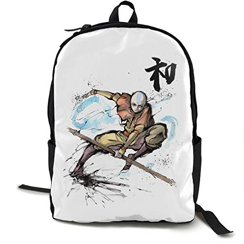 The Last Airbender - Aang School Backpack Lightweight Bookbags Students Schoolbag Travel Daypack Laptop Bag For Kids Teens