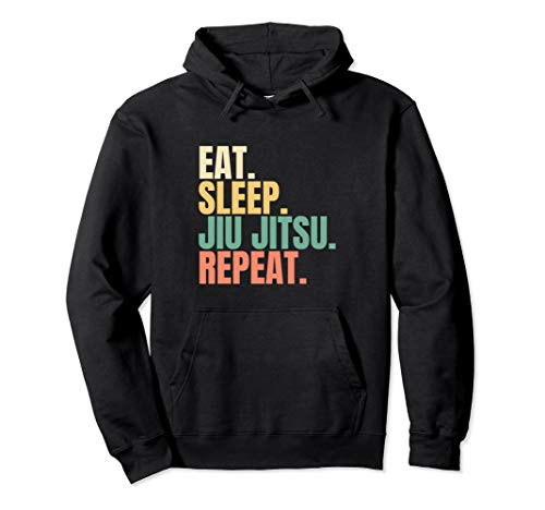 Eat Sleep Jiu Jitsu Repeat Pullover Hoodie