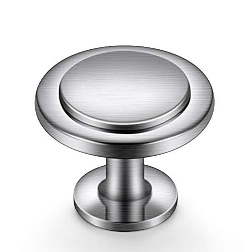 Ravinte 30 Pack 1-14 inch Kitchen Cabinet Knobs Dresser Knobs Drawer Knobs Brushed Nickel Zinc Knobs Drawer Pulls Door Knobs Dresser Drawer Handles Knobs for Dresser Drawers