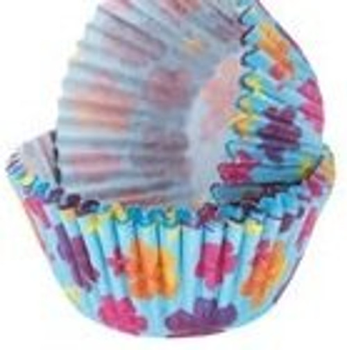 Luau Hibiscus Pool Party Cupcake Liners Birthday Party Baking Cups 50 Ct.