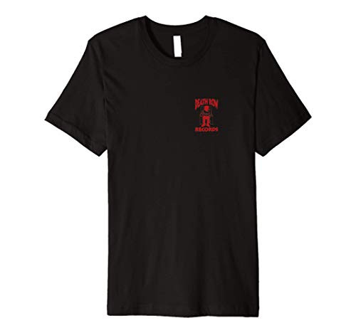 Death Row Records Red On Black Death Row Logo Premium T-Shirt