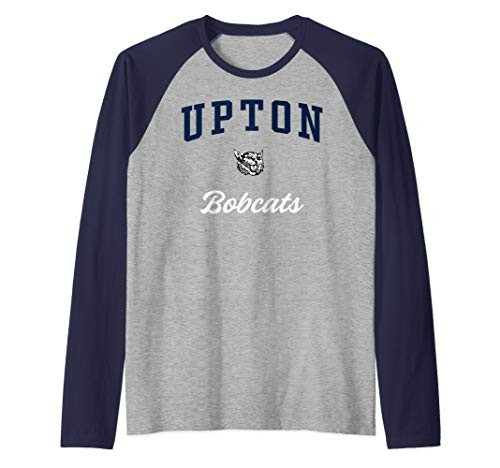 Upton High School Bobcats Raglan Baseball Tee