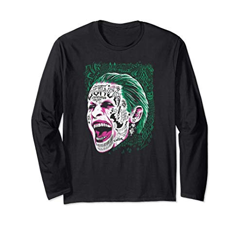 Suicide Squad Joker Prince Portrait Longsleeve T Shirt Long Sleeve T-Shirt