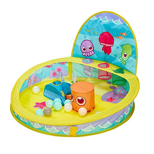 Pop N Fun Undersea Pop Up Baby Sensory Ball Pit Launcher Multi